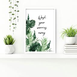 Rackhams Art in bathroom - Set of 2 wall art prints - A3 11.69 x 16.54 in / 29.7 x 42 cm - Satin Photo paper 280 gsm - Unframed - thumbnail 3