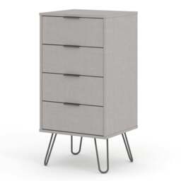 Rackhams Augusta 4 Drawer Narrow Chest - antique waxed pine - thumbnail 4