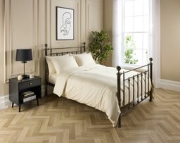 Rackhams 4* Duvet Cover Set - Cream - Double - thumbnail 5