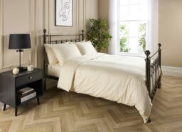 Rackhams 4* Duvet Cover Set - Cream - Double - thumbnail 2
