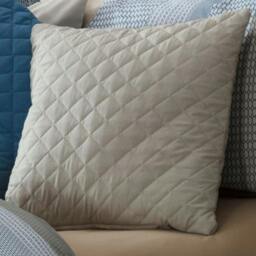 Rackhams Seville Filled Cushion - Mushroom - One Size - Mushroom - 50% Cotton/50% Polyester - thumbnail 3