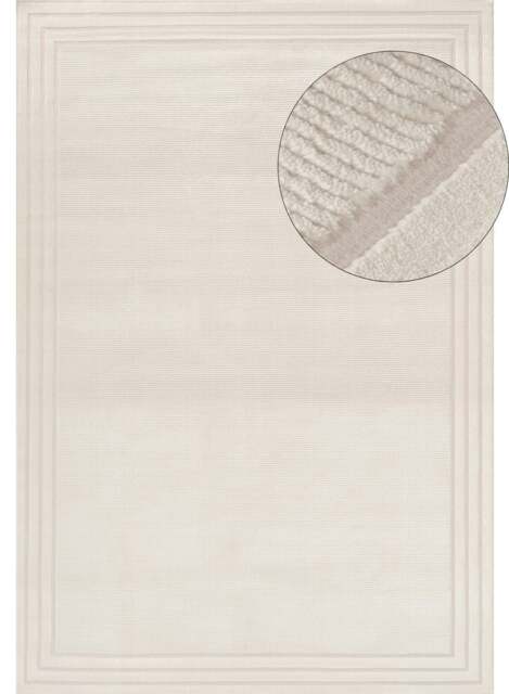 Rackhams Carmel Cream Bordered Rug - 6060 - 240X340 cm - image 1