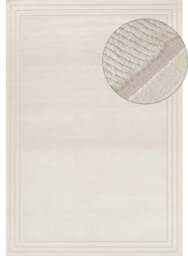 Rackhams Carmel Cream Bordered Rug - 6060 - 240X340 cm