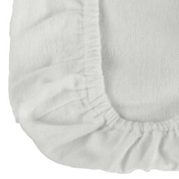 Rackhams Brushed Cotton Fitted Cot Sheet Pair 100% Cotton - Blue - 60 x 120 cm - thumbnail 3