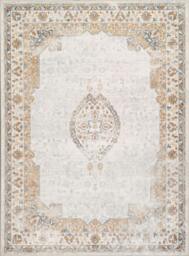 Rackhams Lillian-Washable Grey Brown Blue Green Traditional Vintage Boho Rug - 200 x 275 cm - thumbnail 2