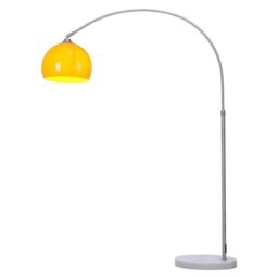 Rackhams 4ft-5ft Adjustable Arch LED Floor Lamp with Marble Base - White - 30 cm - thumbnail 4