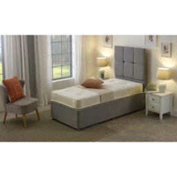 Rackhams Gold Damask Tufted Mattress - 17cm Deep, Dual-Sided Comfort - Gold - 1 - European Single Mattress (90cm x 200cm) - thumbnail 6
