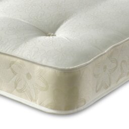 Rackhams Gold Damask Tufted Mattress - 17cm Deep, Dual-Sided Comfort - Gold - 1 - European Single Mattress (90cm x 200cm) - thumbnail 3