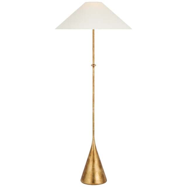 "Rackhams Zealous 62"" Floor Lamp - Museum Gild" - image 1