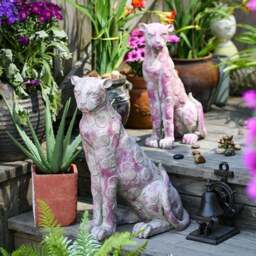 Rackhams AN2 Garden Decoration, A Set Of Two Dog Statues - thumbnail 1
