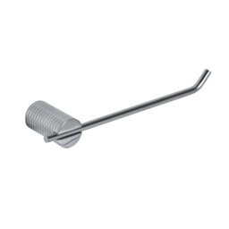 Rackhams Vitality Chrome Stainless Steel Wall Mounted Toilet Roll Holder - thumbnail 4