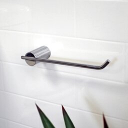 Rackhams Vitality Chrome Stainless Steel Wall Mounted Toilet Roll Holder