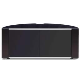 "Rackhams Sirius 850 Remote Friendly BeamThru Glass Door Gloss Black with Silver Trims Cabinet up to 40"" LCD/Plasma/LED TV Stand" - thumbnail 3