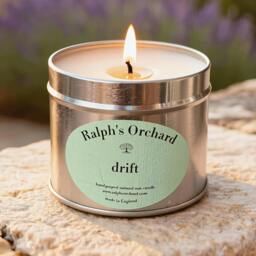 Rackhams Drift Seaside Candles - Jasmine and Heliotrope - Candle in Silver Tin - thumbnail 1