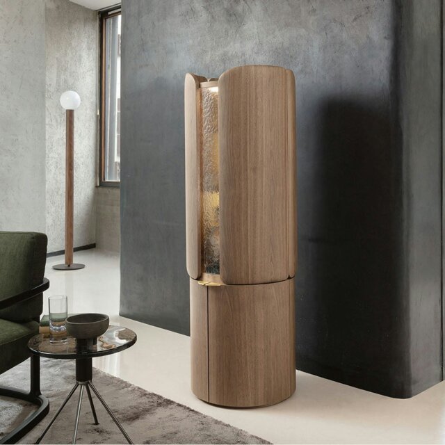 Rackhams Sakamoto Liquor Cabinet, Wine Storage With Two Doors - ⌀50 x 180cm - image 1