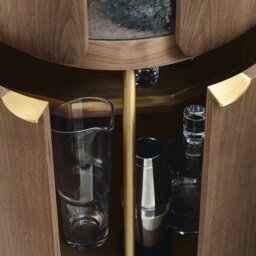 Rackhams Sakamoto Liquor Cabinet, Wine Storage With Two Doors - ⌀50 x 180cm - thumbnail 6