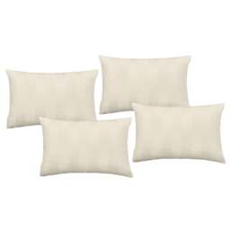 Rackhams So Soft Satin Stripe Standard Pillowcase Pack of 4 Cream - Standard - Cream - thumbnail 3