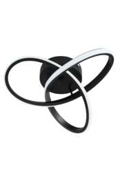 Rackhams Modern LED Ceiling Light - Black - One Size - thumbnail 4