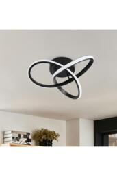 Rackhams Modern LED Ceiling Light - Black - One Size - thumbnail 3