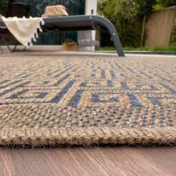 Rackhams Nature Outdoor Rug Blue - 5100B - 140X200 cm - thumbnail 4