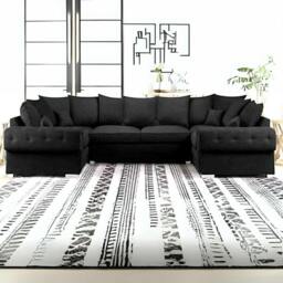 Rackhams Verona U Shape Sofa - Grey Kensington - U Shape - thumbnail 2