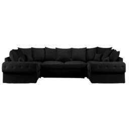 Rackhams Verona U Shape Sofa - Grey Kensington - U Shape - thumbnail 5