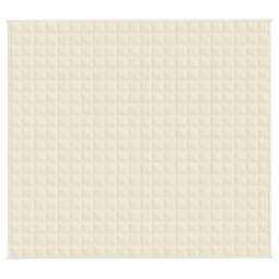 Rackhams Weighted Blanket Light Cream 200x225 cm 9 kg Fabric - thumbnail 3