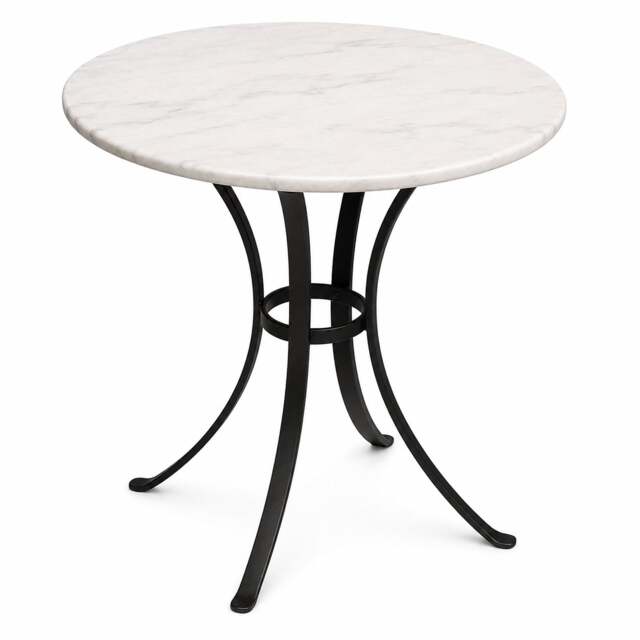 Rackhams Marble Top Bistro Table, 60cm Round Top with 20mm Marble - image 1