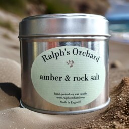 Rackhams Amber & Rock Salt - Candle in Tin - thumbnail 2