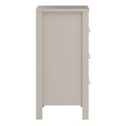 Rackhams Barcelona Chest 3 Drawers in Cashmere - Cashmere - Matt - Melamine - thumbnail 5