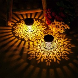Rackhams Solar-Powered Waterproof Mandala Pattern Sensor Wall Light - thumbnail 3