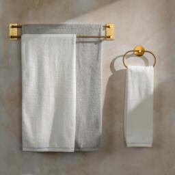 Rackhams Light Grey Supima Cotton Bath Sheet - 4 Pack - thumbnail 2