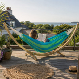 Rackhams Santana Hammock Set - Blue - thumbnail 4