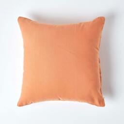Rackhams French Flax Linen Pillowcase, European Size - Burnt Orange - 60 x 60 cm - thumbnail 1