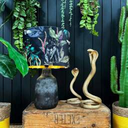 Rackhams Grey Volcano Lamp