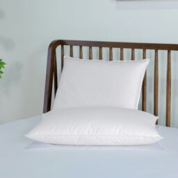 Rackhams Naturals Duck Feather & Down Pillow - Side Sleepers - Medium/Firm - Pack of 2 - White - Cotton - One Size