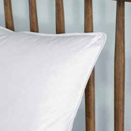 Rackhams Naturals Duck Feather & Down Pillow - Side Sleepers - Medium/Firm - Pack of 2 - White - Cotton - One Size - thumbnail 3
