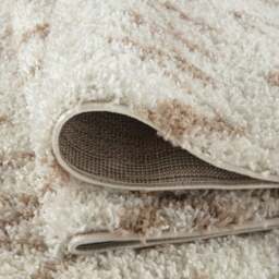 Rackhams Moroccan Ivory Beige Shaggy Rug - 830 - 80X150 cm - thumbnail 4