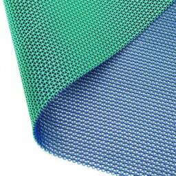 Rackhams Reversible Dual-Colour PVC Shower Bathroom Anti slip Mat - Grey/Brown - Quadrant 53x53cm - thumbnail 3