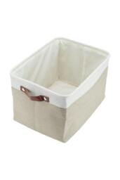 Rackhams Storage Basket Toys Cosmetic Sundries Organiser - Beige - One Size - thumbnail 4