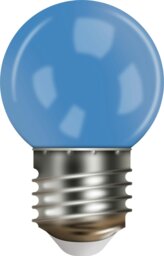 Rackhams G45 Bulb, E27 Base, Plastic Cover Blue