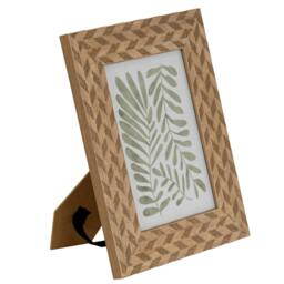 Rackhams Nord Single Photo Frame - Brown - Brown - 100% Mixed - thumbnail 4