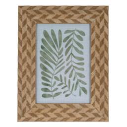 Rackhams Nord Single Photo Frame - Brown - Brown - 100% Mixed