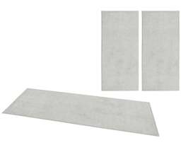 Rackhams Design Velours Grey Rug 3 pcs - 2x 70x140 cm + 1x 70x240 cm - thumbnail 1