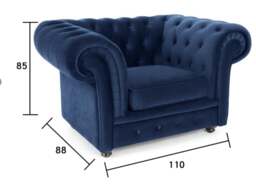 Rackhams ChicComfort Armchair, Velvet - Armchair - Others ( Contact Us ) - thumbnail 3