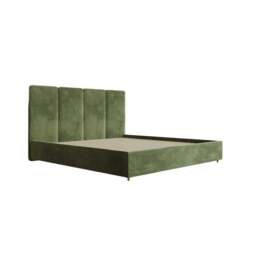Rackhams Denice King Size Bed, Super King Size Bed, Velvet - Grey - King Size - thumbnail 4