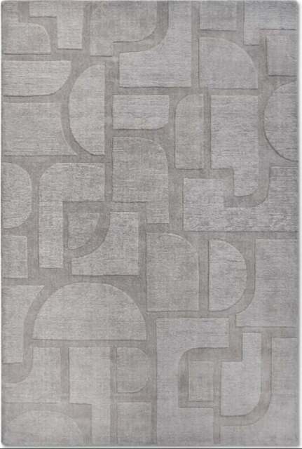 Rackhams Alexis Wool Grey Rug - 120X170 cm - image 1