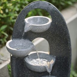 Rackhams 68cm H 4-Tier Cascading Garden Water Feature water fountain - thumbnail 2