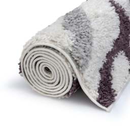 Rackhams Moodi Shaggy Grey/Purple Mauvine Rug - 120X170 cm - thumbnail 6