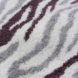 Rackhams Moodi Shaggy Grey/Purple Mauvine Rug - 120X170 cm - thumbnail 3